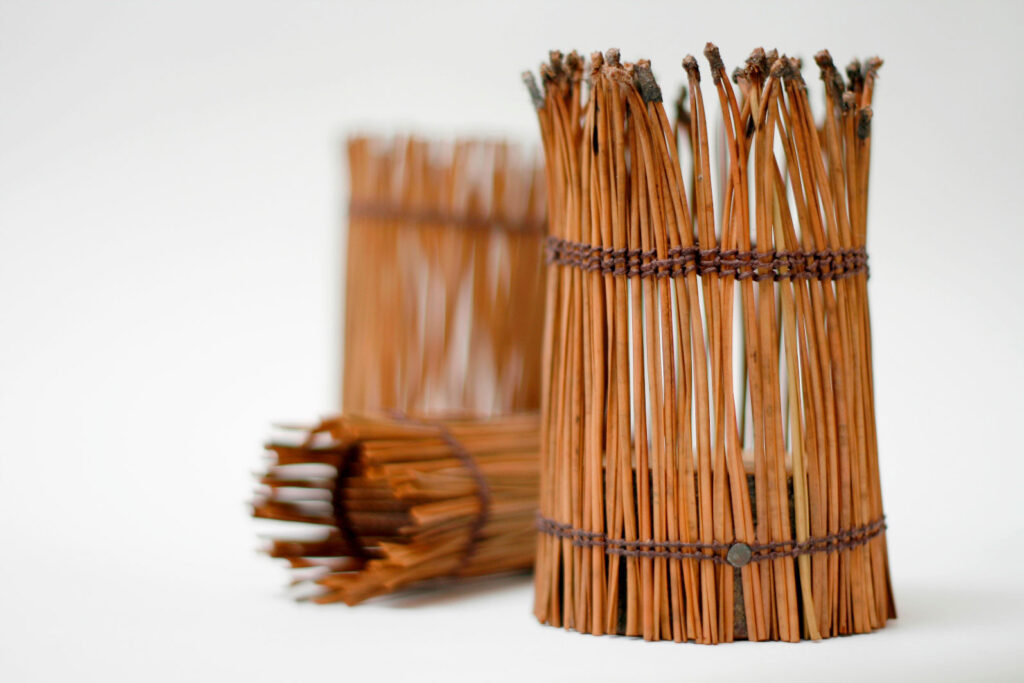 Pine-needle-baskets